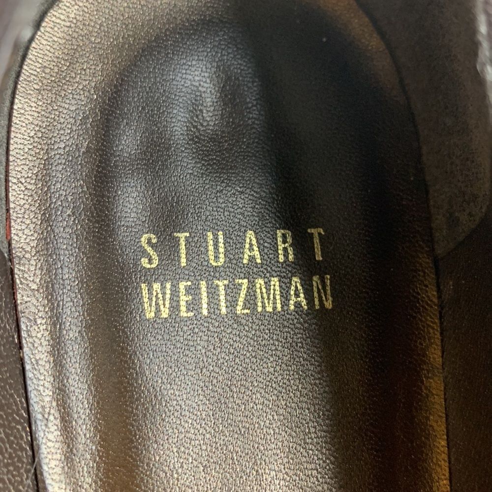 Stuart Weitzman Women's Shoes Pumps Size 9 Suede Brown Buckle Designer Luxury - Picture 12 of 13